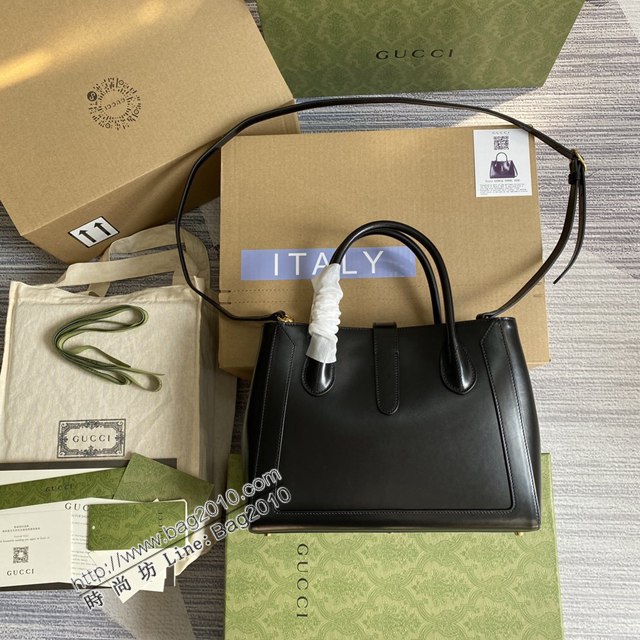 Gucci新款包包 古馳Jackie 1961系列中號托特包 Gucci新款手提肩背托特包 649016  ydg3056